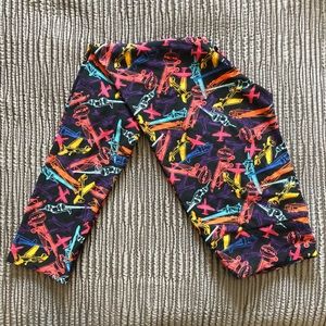 EUC LuLaRoe Airplane Leggings